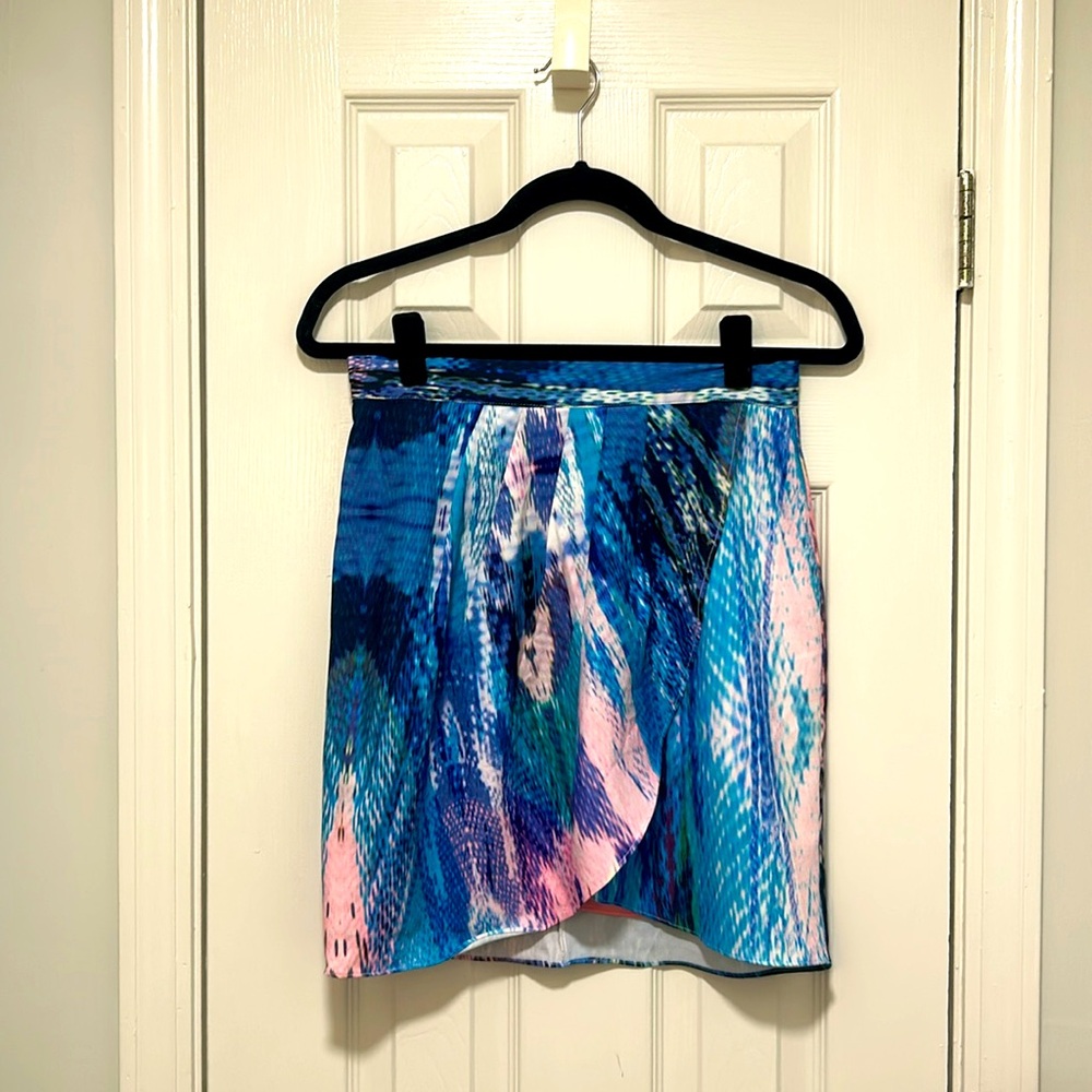Whitney Eve. Blue & Pink Skirt. Size 6.